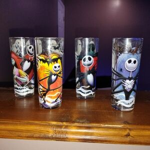 Jack Skellington Themed Shot Glass Set
